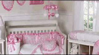 Pink Princess Satin and Lace Girls Baby Crib Bedding Set by Bedbathstore, a full service Bed and Bath Shop providing the finest quality Bed and Bath products for over 30 years, brings you this
