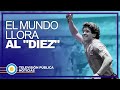 La partida de Maradona se llora en todo el mundo