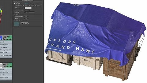 Wooden crates 3d model