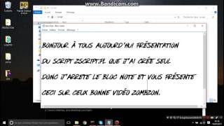 PRESENTATION DE MON SCRIPT DDOS PRIVEE