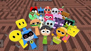Sprunki OC Part 2 In Maze Map for Minecraft PE | Watch Till The End