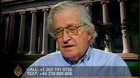 Noam Chomsky interview on Al Jazeera 2 of 2
