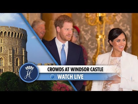 Windsor LIVE: Crowd reaction to Prince Harry and Meghan Markle's baby boy