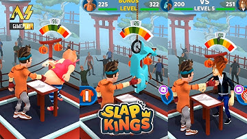 Slap Kings Gameplay  Walkthrough Part 1 - Hard Mode (iOS, Android)