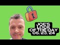 Joes lock of the day 052324  red hot 