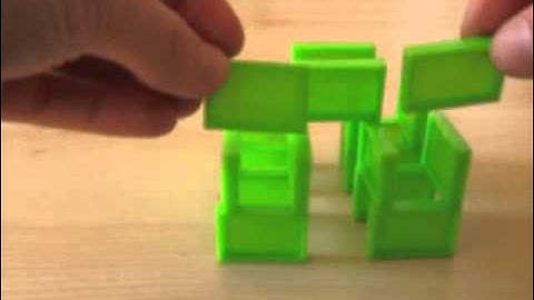 how to build a domino cube