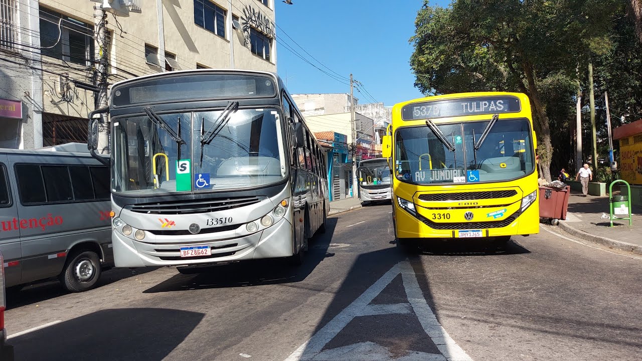 Movimentaçao de Onibus  Terminal Central Jundiai Sp