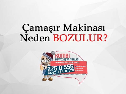 Çamaşır Makinası Neden Bozulur? Deneysel Olarak Fatih BANK Açıklıyor.