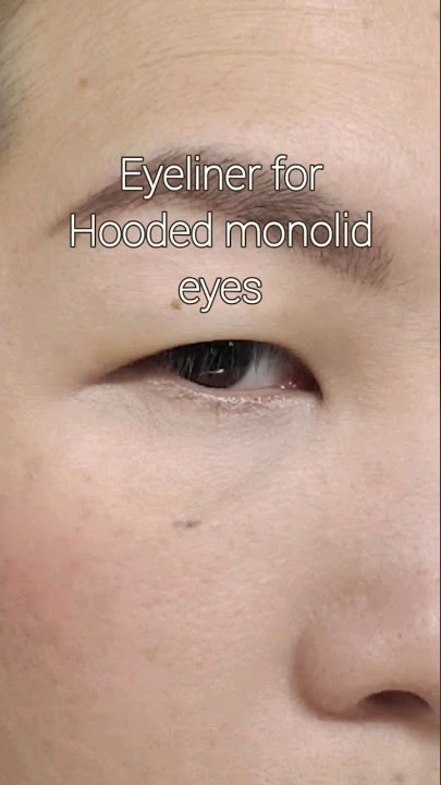 Eyeliner for Really Hooded Puffy Monolid eyes #eyeliner #eyelinerforhoodedeyes #eyelinerformonolids