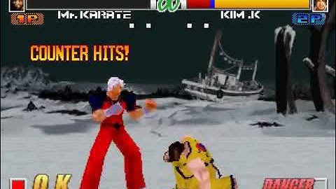 Fatal Fury: Wild Ambition Mr. Karate combo video by Cool Soul