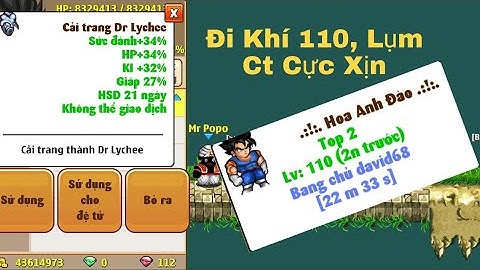 Ngọc Rồng Online | Đi Khí Gas Cực Nhanh  Cùng Pt HAD
