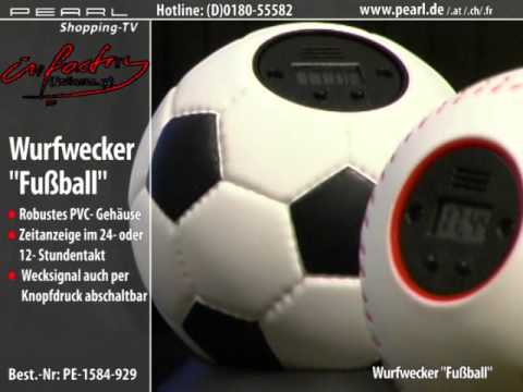 infactory Wurfwecker "Fußball" - YouTube
