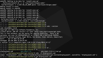 COBOL: Up and Running in 3 minutes