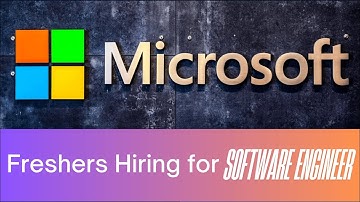 Microsoft Hiring 2025 | Software Engineer | Mass Hiring | Work From Home