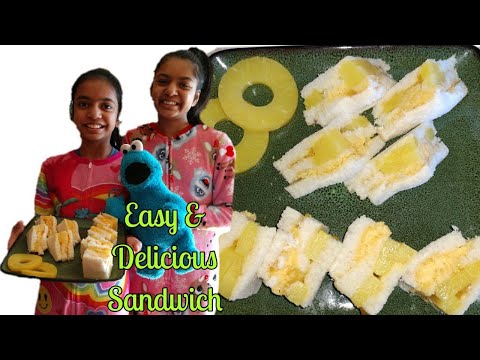 🍍Pineapple & Cheese sweet Sandwich|Ahmedabad's famous,Delicious Recipe|Quick Party Appetizer Video