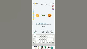 Dingbats emoji puzzles level 28 👸👞🎃 walkthrough