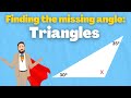 Finding Missing Angles in Triangles