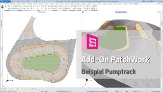 ALLPLAN Add-On PatchWork - Beispiel Pumptrack