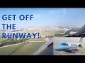 Landing at the world's busiest airport-GET OFF THE RUNWAY!