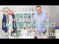Sewing Organization for a Small Space - The Tattooed Quilter Christopher Thompson | Fat Quarter Shop