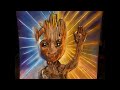 How Long Does It Take To Color One Picture? Groot:  Guardians of the Galaxy