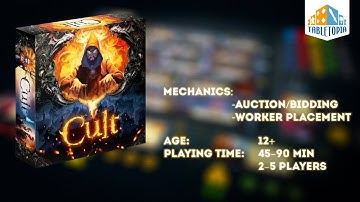 Cult Setup Preview on Tabletopia
