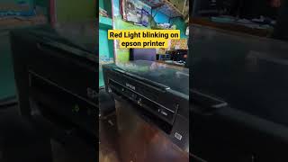 red light blinking on Epson l360 #shortvideo