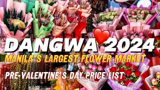 Dangwa Flower Market 2024 | Manila’s Cheapest And Largest Flower Market | PreValentine’s Day Tour