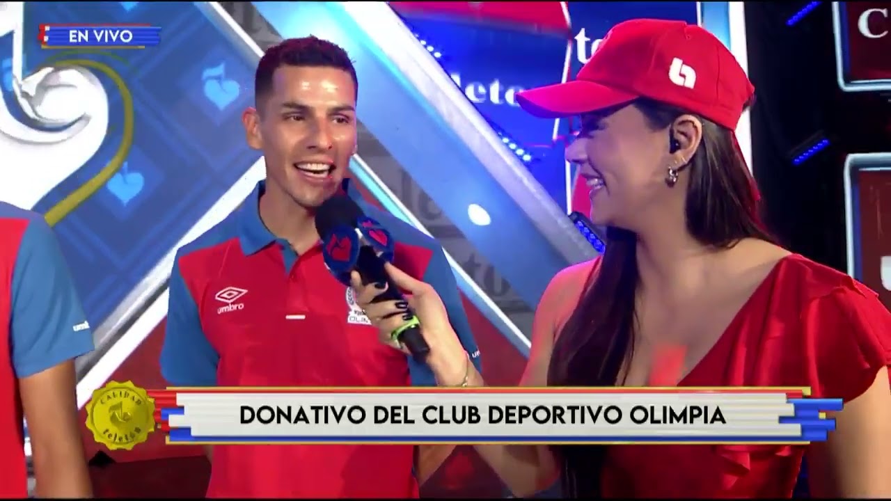 Olimpia se hace presente con donativo en Teletón 2024