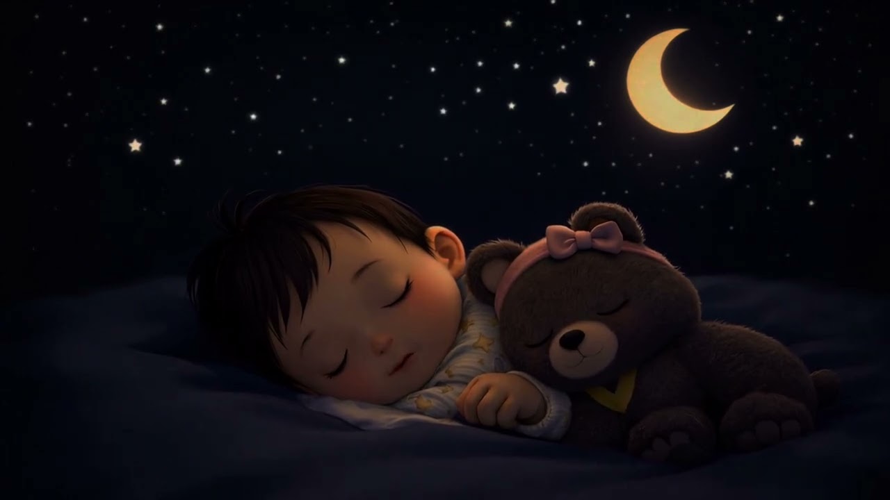 Fall asleep instantly in 3 minutes soothing baby sleep music relaxing baby lullaby 小蜜蜂 60bpm