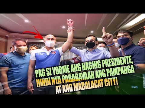 YORME KAUNA UNAHANG PRESIDENTIABLE NA NAG PUNTA SA SYUDAD NG MABALACAT