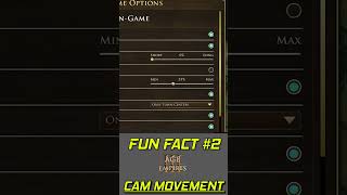 Camera Movements - Fun Fact No.2 #shorts #ageofempires3 #aoe3de