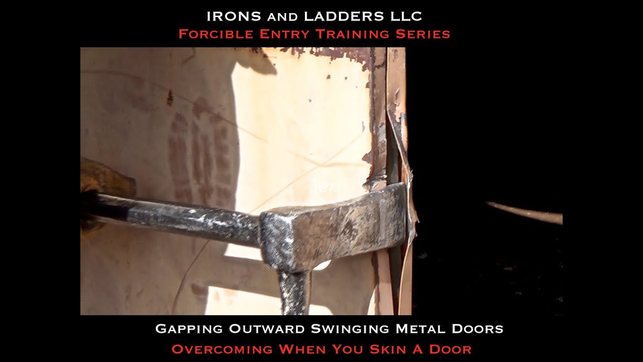 Skinning Metal Doors And Obtaining A Gap Irons And Ladders Llc