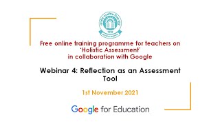 Reflection as an Assessment Tool
