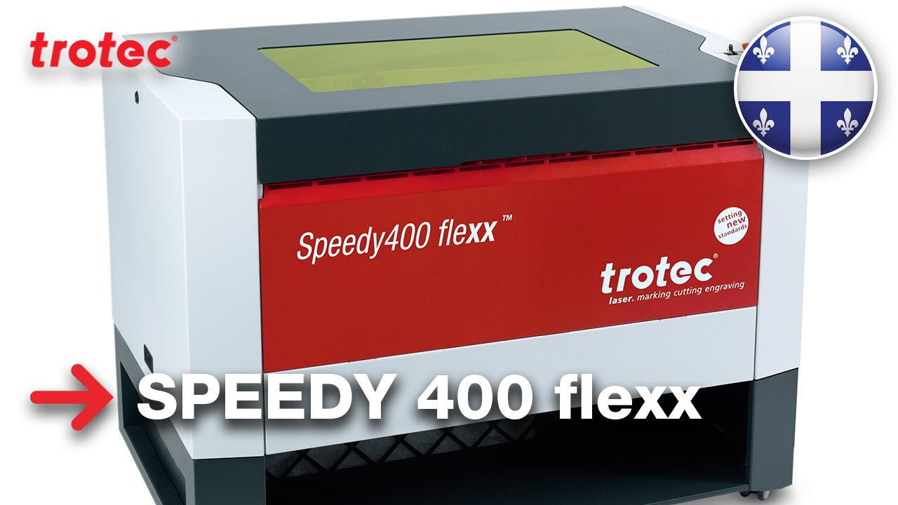 Speedy 400 flexx | Trotec Canada - YouTube