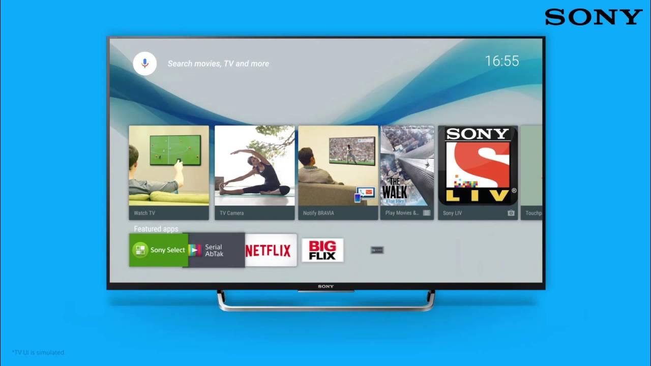 SONY Android TV Android UI YouTube