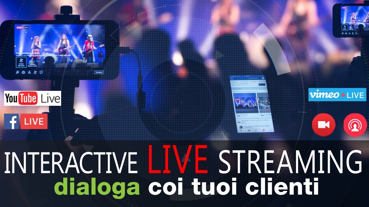 diretta streaming per aziende live streaming eventi digitali YouTube diretta streaming per aziende live streaming eventi digitali YouTube