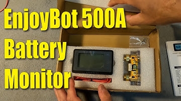 EnjoyBot 500A Battery Monitor w/ Shunt!  Easy and user friendly.