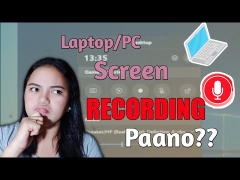 Video: Paano mag-record ng Video Gamit ang isang Computer