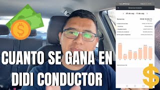 CUANTO DINERO GANA  UN CONDUCTOR  DE #didi  EN 2022