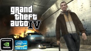 GTA IV Gameplay on Low End PC I NVIDIA 9300M GS