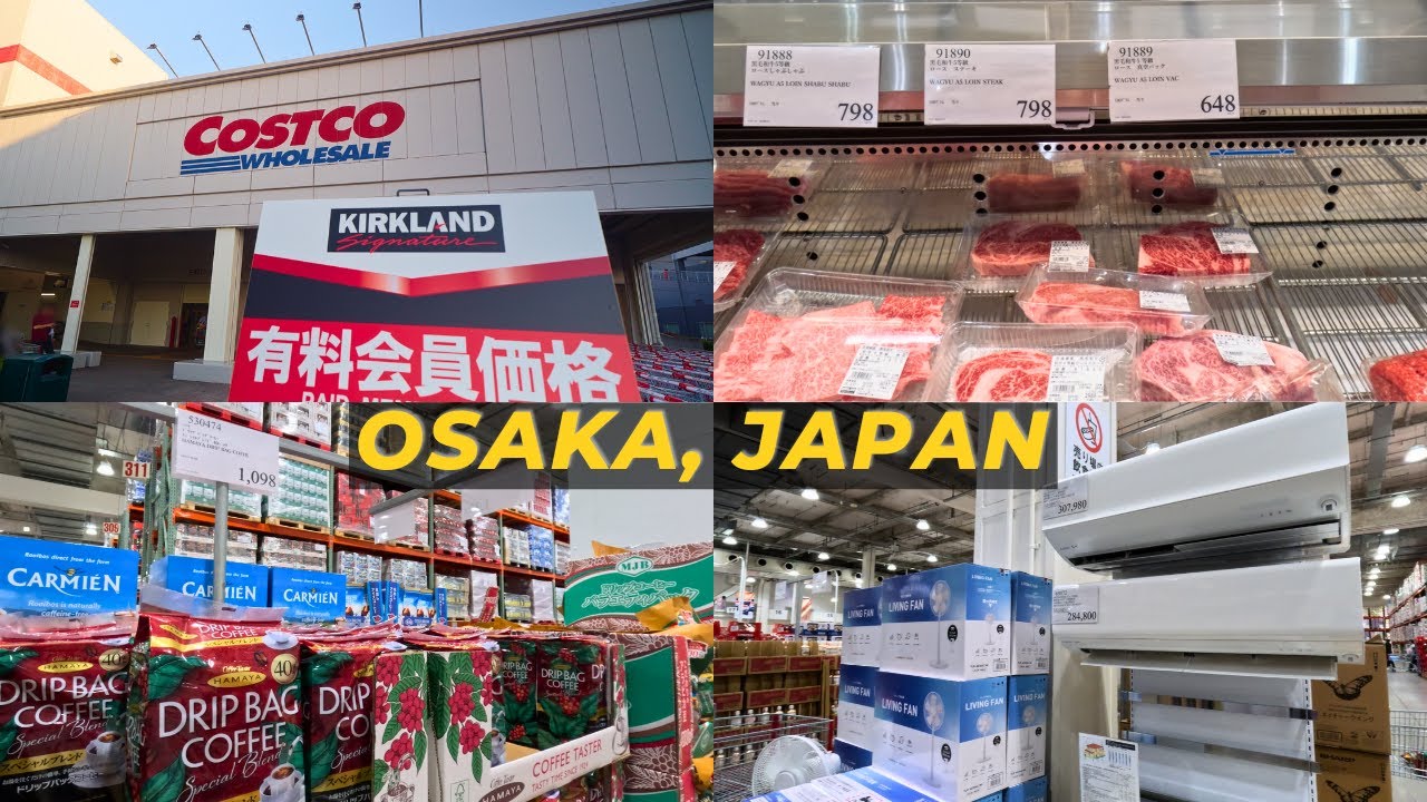 This Costco in Osaka is INSANE! A5 Wagyu & Wild Gadgets 🇯🇵