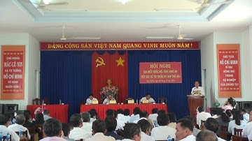 Phó Thủ tướng Thường Trực Trương Hòa Bình tiếp xúc cử tri tỉnh Long An