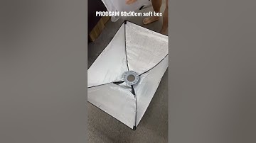 How to install 60x90cm soft box for Bowen mount studio light #camera #studio