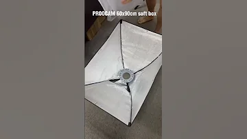 How To Install 60x90cm Soft Box For Bowen Mount Studio Light Camera Studio 