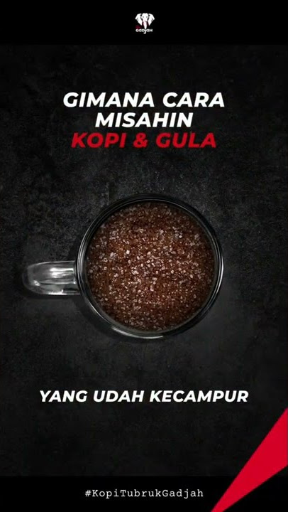 Kopi Tubruk Gajah, Manis nya bisa diatur dengan Gula terpisah #kopitubrukgadjah