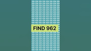 Ontdek 962 🕵🧠 #shorts #visietest #raadselreis #mindbendingquiz