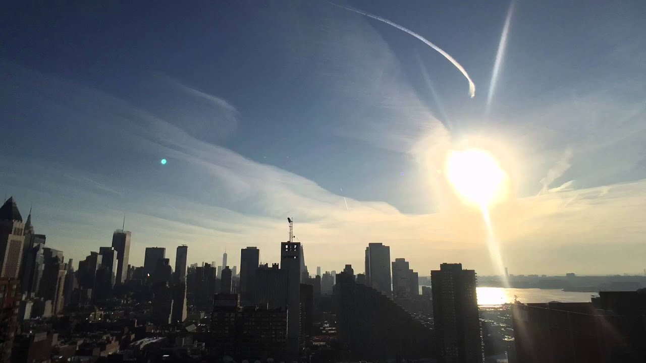 NYC sunset time-lapse January 31st, 2016
