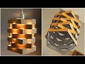 Handmade Hanging Lamp Showpiece Using Cardboard | Cardboard Crafts | Hetvi's Art |