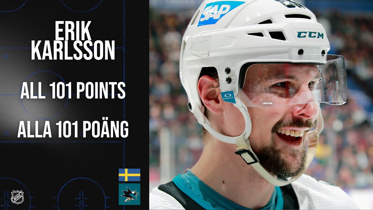 Sharks' Erik Karlsson a finalist for Norris Trophy as best defenseman, Professional